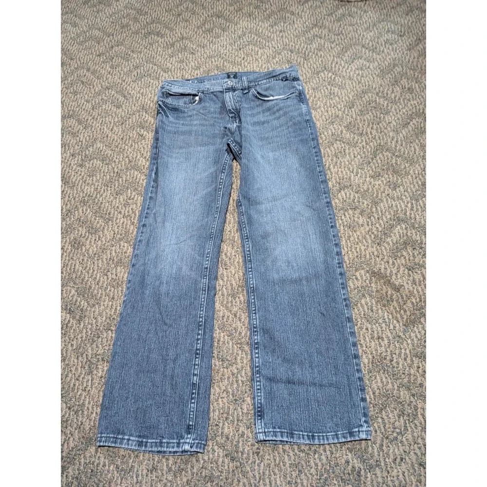 Nautica Relaxed Fit Stretch Jeans Mens 33x32 Medium Wash Blue Denim TZS-N764-029